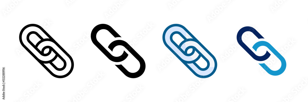 Link Icon Set Multiple Style Collection Link Icon Set Multiple Style Collection