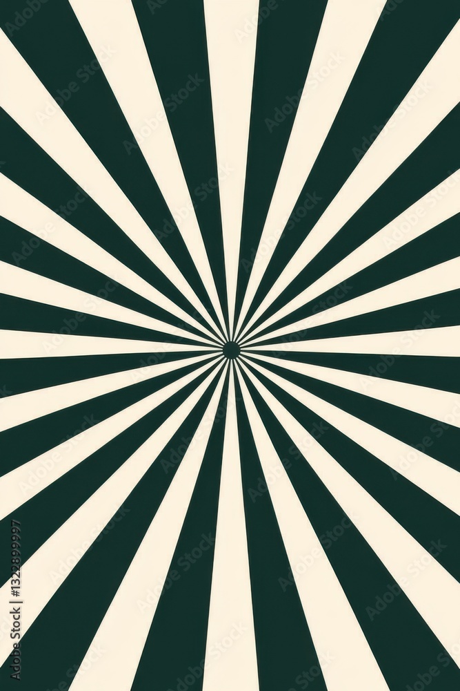 Obraz premium Abstract Sunburst Design: Elegant Black and Beige Rays