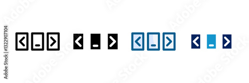 Pagination Icon Set Multiple Style Collection