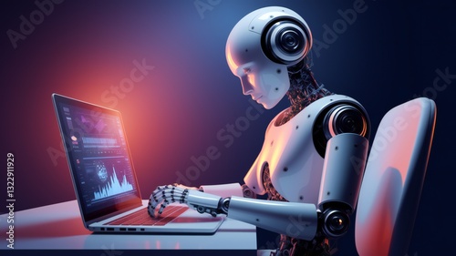 Explainable AI, Interact with AI artificial intelligence virtual assistant chatbot in concept of AI artificial intelligence prompt engineering, AI deep learning to use generative AI for work support photo