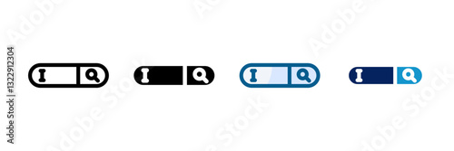 Search Bar Icon Set Multiple Style Collection
