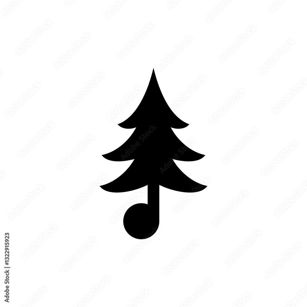 Fototapeta premium christmas tree vector