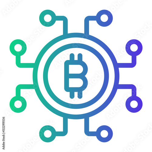 system Line Gradient Icon