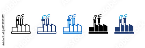 Industry Multi Style Icon Set