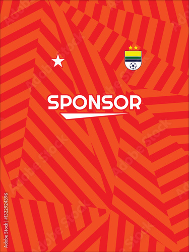 Abstract Pattern for Sport Jersey Sublimation