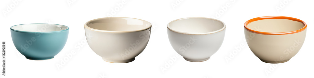An arrangement of various minimalist ceramic bowls in neutral tones of white gray and blue These simple yet elegant dishware pieces are perfect for serving meals snacks or drinks in a modern An arrangement of various minimalist ceramic bowls in neutral tones of white gray and blue These simple yet elegant dishware pieces are perfect for serving meals snacks or drinks in a modern