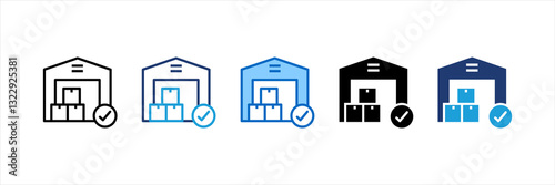 Stock Multi Style Icon Set