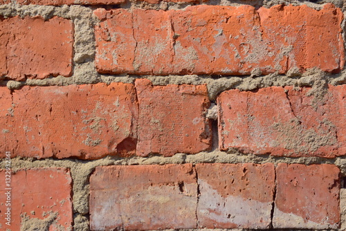 Red brick wall