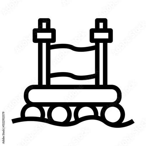 raft Line Icon