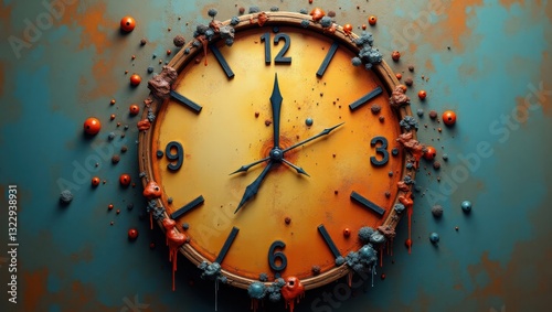 Wallpaper Mural Learning about time management kids intelligence growth through symbolic pie concepts in a creative environment Torontodigital.ca