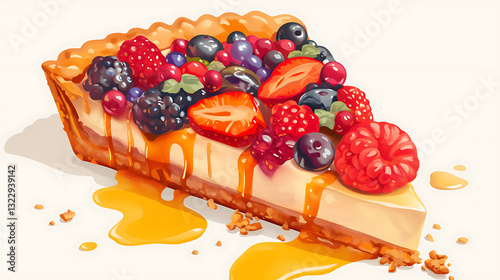 Bakery equipment and cakes material for advertising illustrations