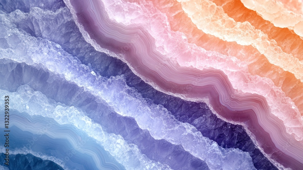 Vibrant multicolored agate slice. Detailed veining pattern. Captivating colors Vibrant multicolored agate slice. Detailed veining pattern. Captivating colors