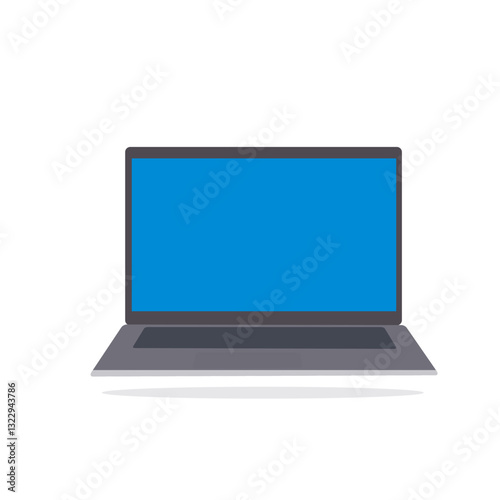 laptop isolated on white