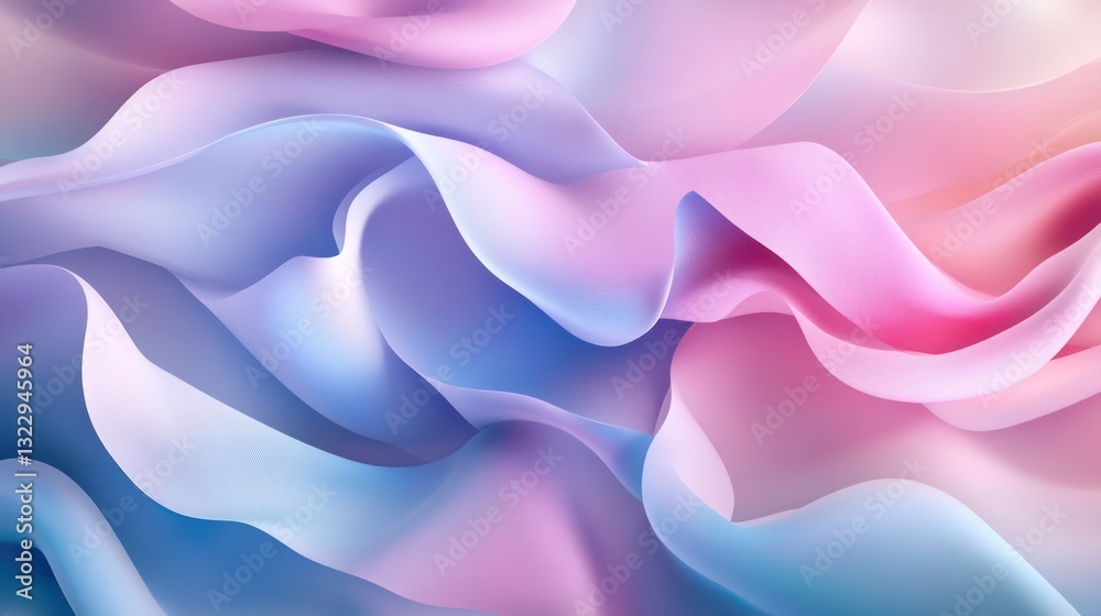 Obraz premium Pastel Swirl By Generated AI
