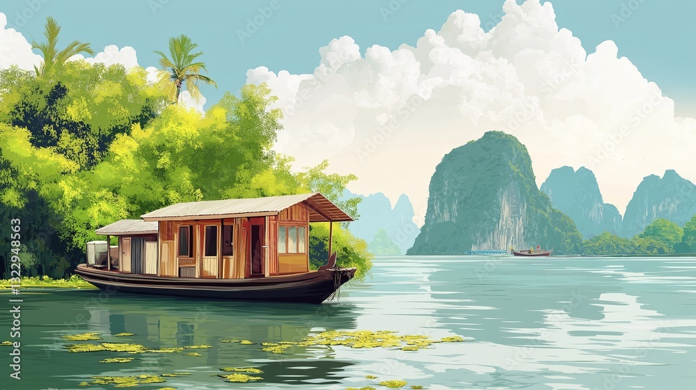 asia lanscape background