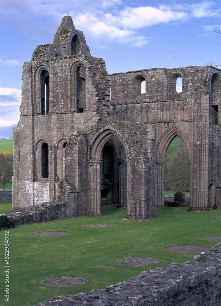 Dundrennan Abbey Galloway Scotland Gothic architecture built 1142 Dundrennan Abbey Galloway Scotland Gothic architecture built 1142