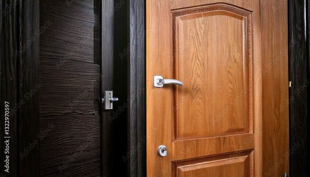 Obraz premium The door opens and closes