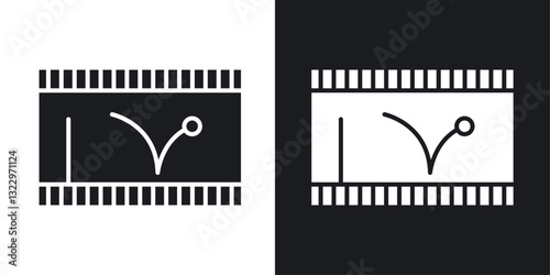 Animated vector icon set in solid style.