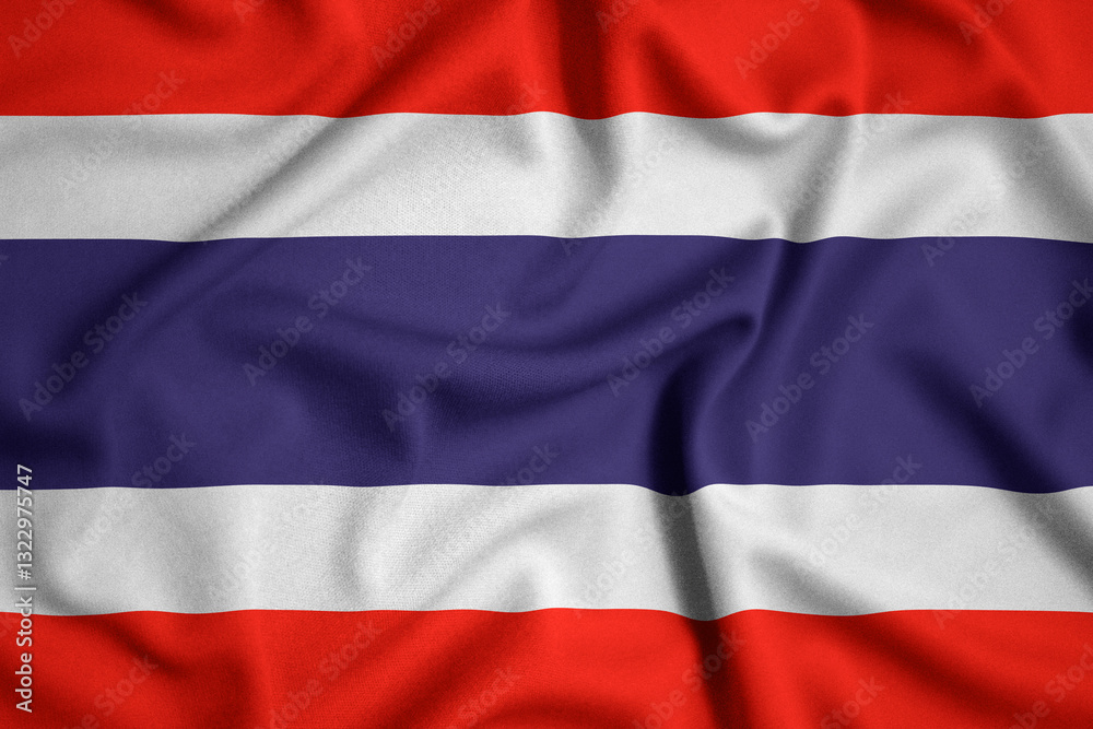 Naklejka premium waving flag of thailand