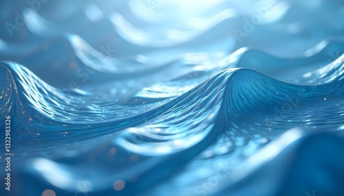 Abstract Blue Waves