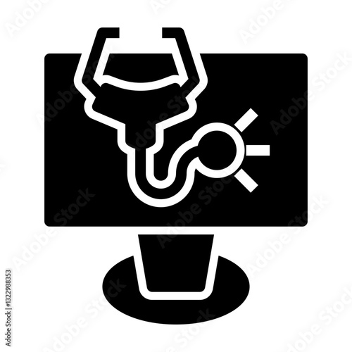 online assistance Solid icon