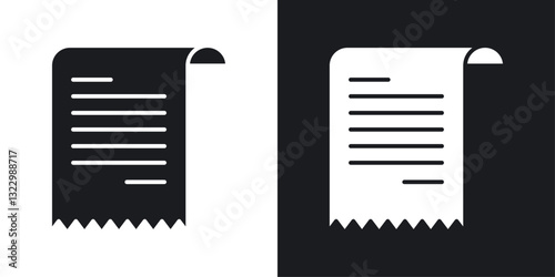 Bill icons pack in solid style