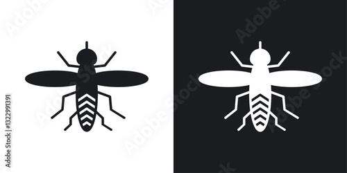 Mosquito icons pack in solid style