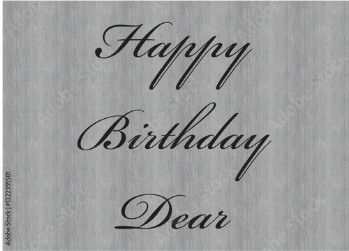 Happy birthday card set. Trendy greeting cards with tired birthday cake, party hat, gifts. Cute and elegant vector illustration templates in simple style grey and black.