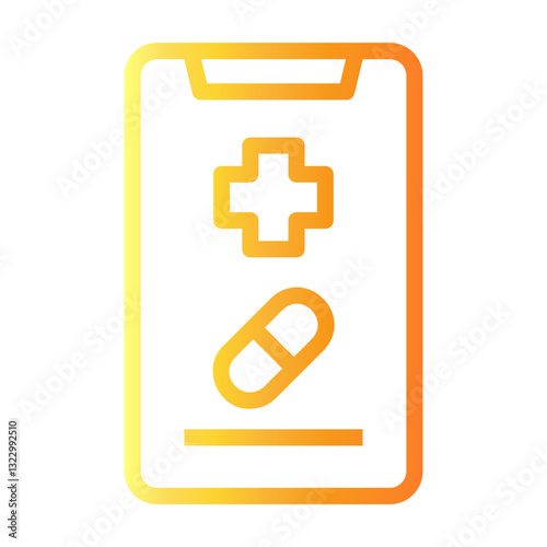 telemedicine Line Gradient Icon