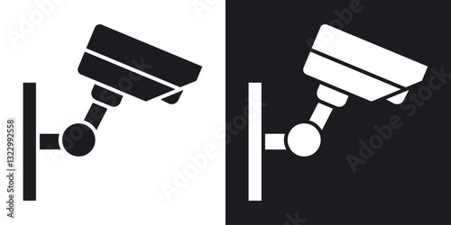 Security Camera icons pack in solid style