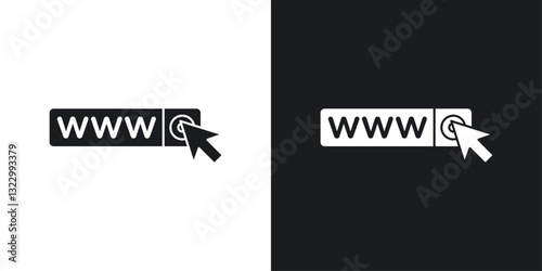 Url icons pack in solid style