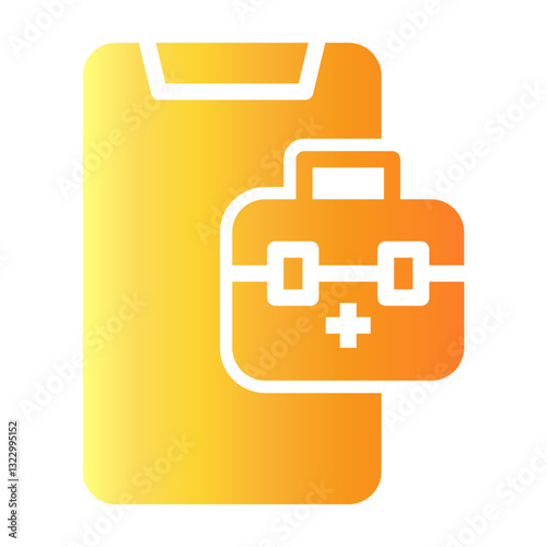 medical app Gradient icon