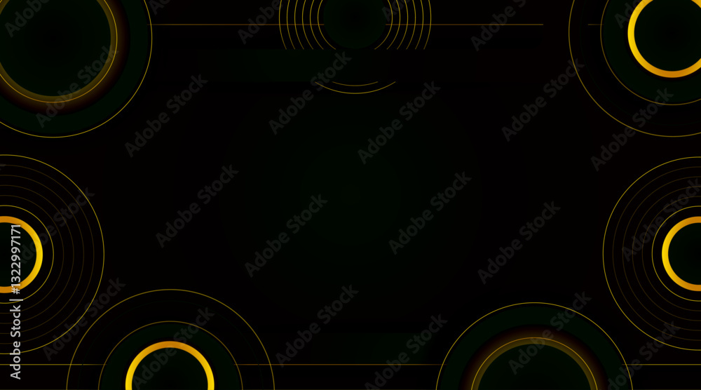 Obraz premium Abstract vector background for banner, futuristic, presentation, decoration, greetings card, wallpaper | Gradient geometric background with circular shape, shadow with black colour