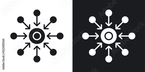 Centralized icons pack in solid style
