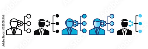 Manager  Icon Set Multiple Style Collection
