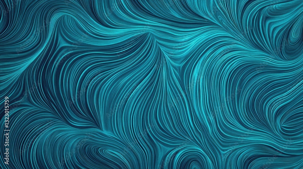 Abstract Teal Swirling Lines Background Texture Illustration Design Abstract Teal Swirling Lines Background Texture Illustration Design