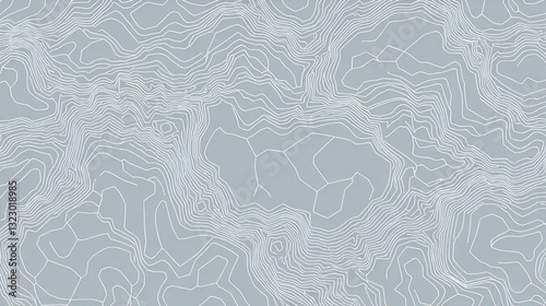Abstract pattern with lines seamless pattern and topography.  sea map and mounted map area space geometrics line technology topo landscape grid map discovery area. Modern design white background.