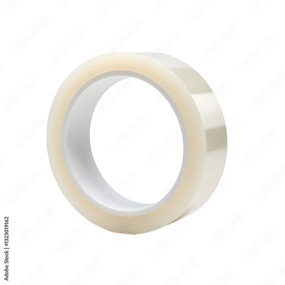 HighQuality Transparent Adhesive Tape Roll Isolated on White Background Perfect for Office Supplies HighQuality Transparent Adhesive Tape Roll Isolated on White Background Perfect for Office Supplies