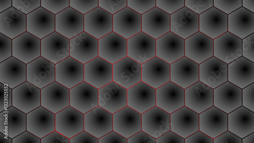 Abstract. black polygon overlap background ,light and shadow .Vector.