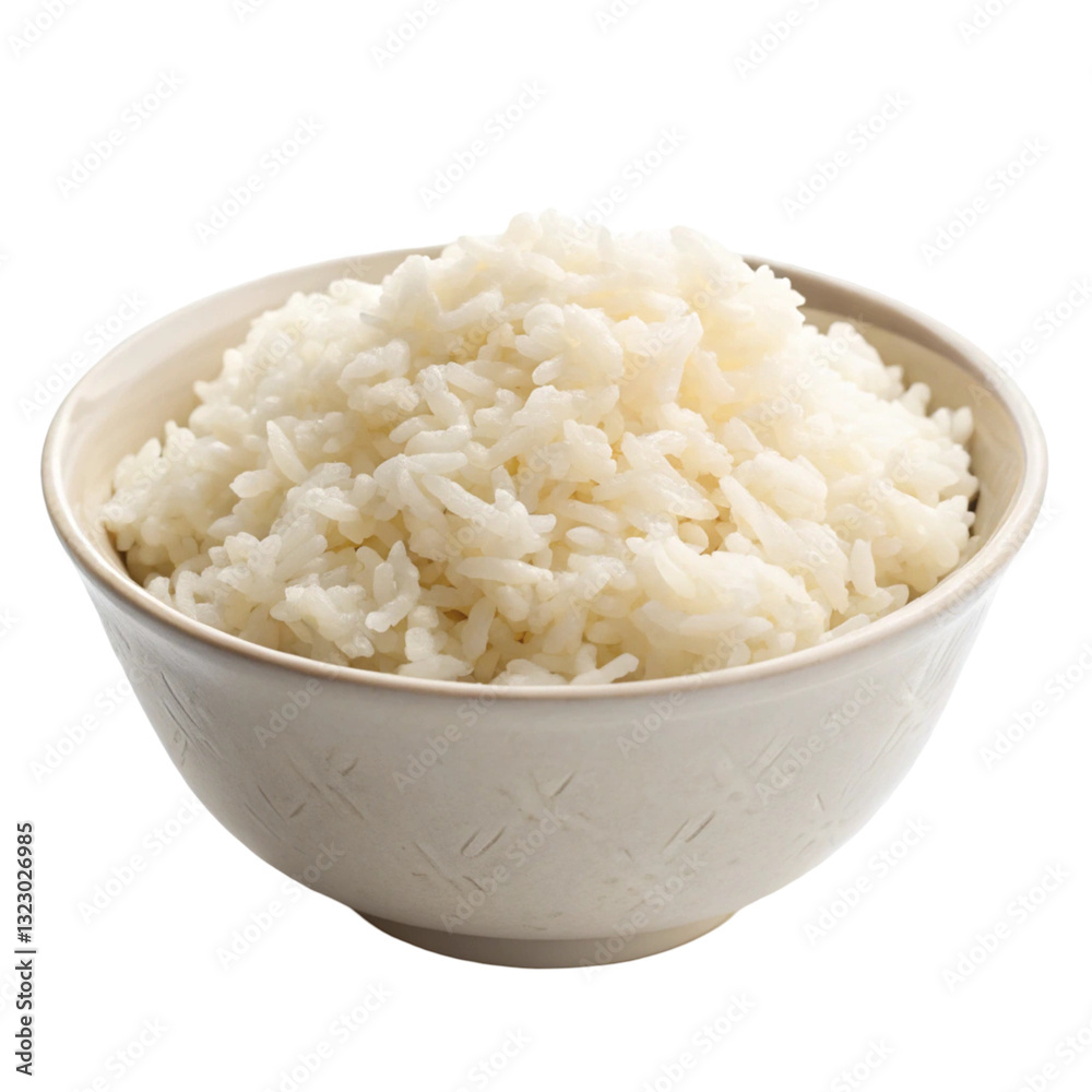 A bowl of white rice isolated on transparent background
A bowl of white rice isolated on transparent background