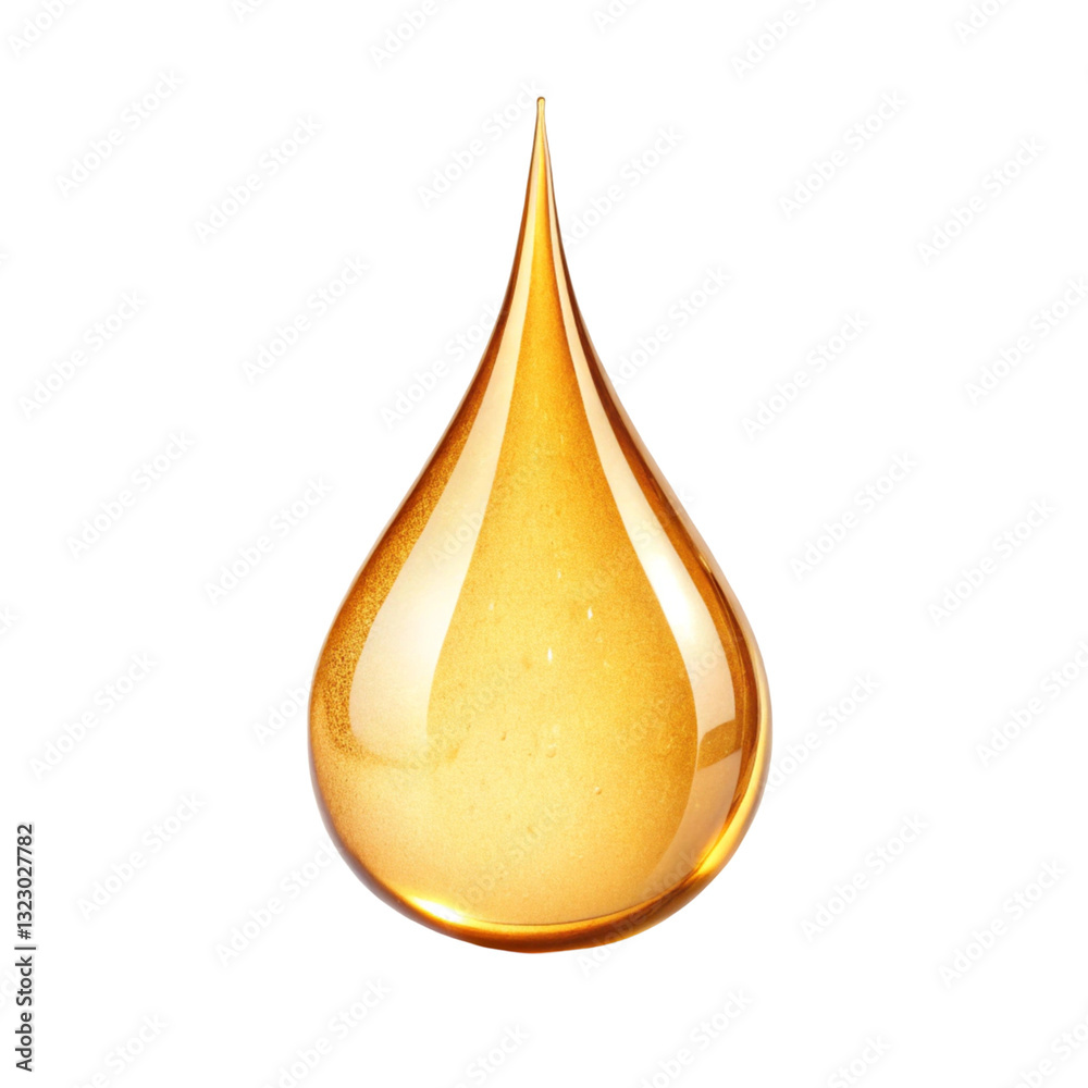 Golden Drop of Liquid isolated on transparent background
Golden Drop of Liquid isolated on transparent background