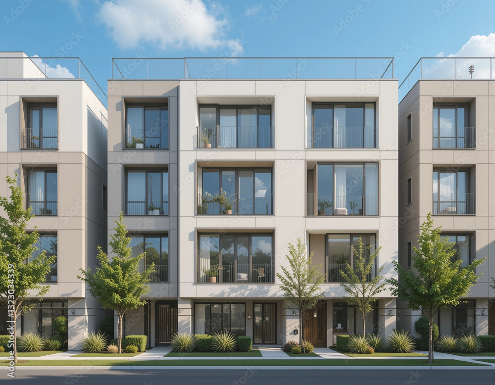 Smart Living – Stunning Social Housing Illustrations for Modern Urban Development Smart Living – Stunning Social Housing Illustrations for Modern Urban Development