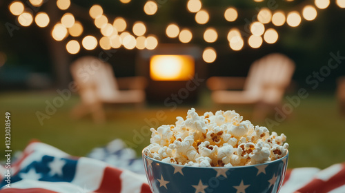 Cozy Evening: A bowl of pop...