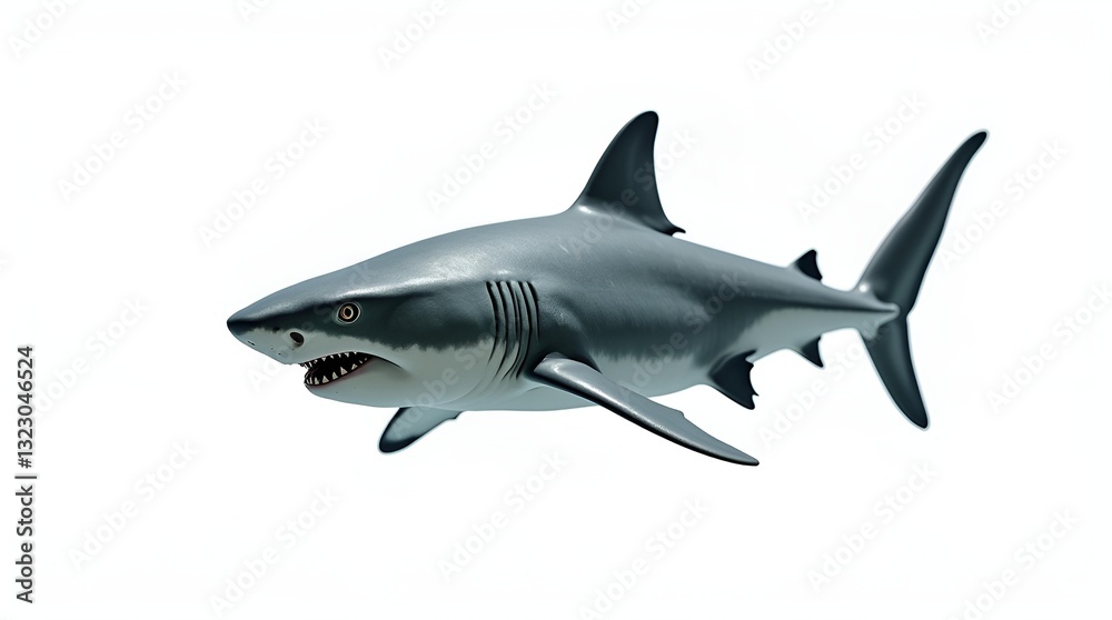 Realistic Shark Model – Fierce Ocean Predator Realistic Shark Model – Fierce Ocean Predator