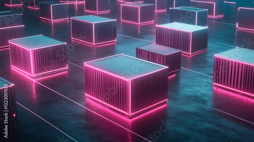 Neon Cubes in the Metaverse...