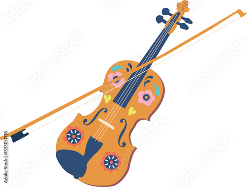 Mexican violin traditional music instrument