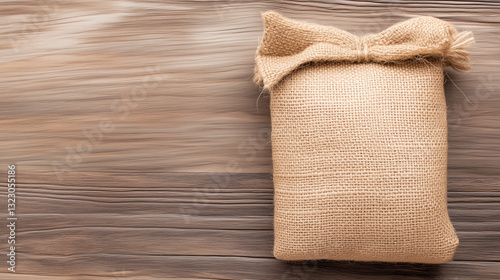 Rustic Sack on Wood: A burl...