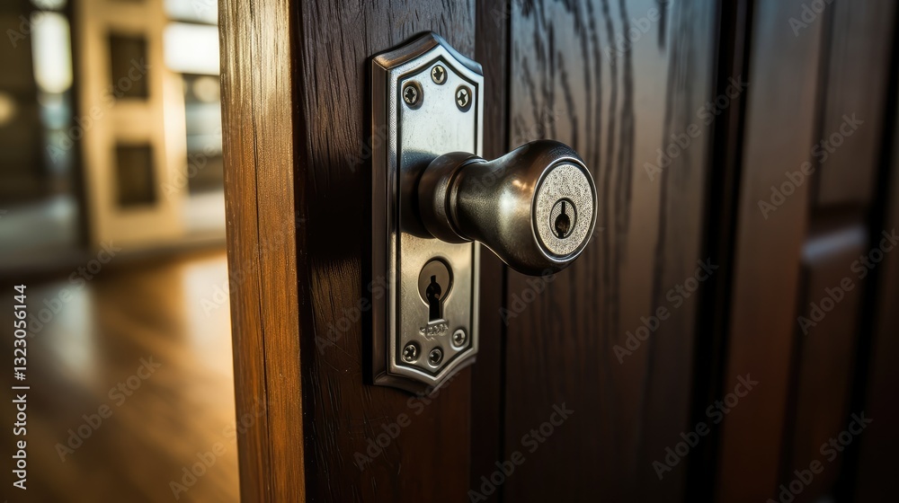 Obraz premium security locking door