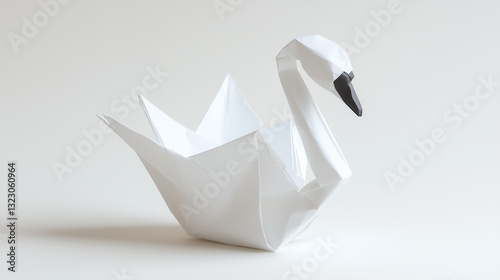 Elegant Origami Swan: A del...