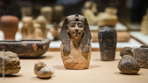 Ancient Egyptian Statuette:...